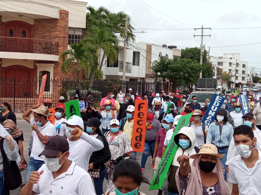 Seguimiento a marchas en La Guajira: solo en Riohacha se generó protesta, sin alteración del orden público