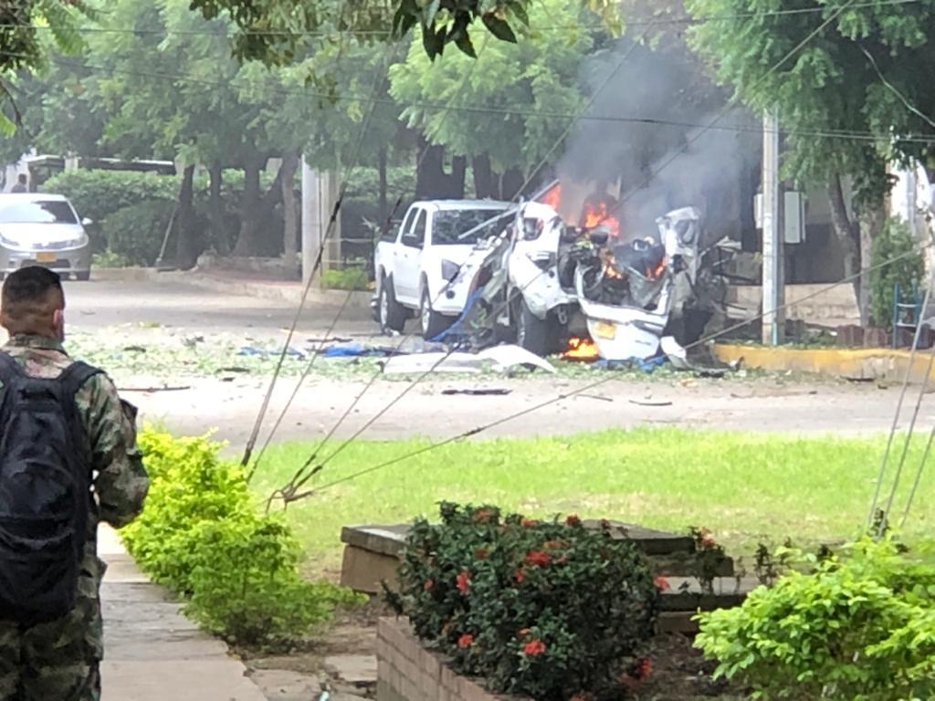 22 personas heridas tras atentado a la Brigada 30 del Ejército Nacional