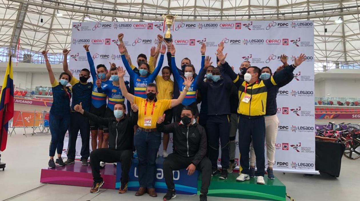 Colombia, campeón del Panamericano de ciclismo de pista