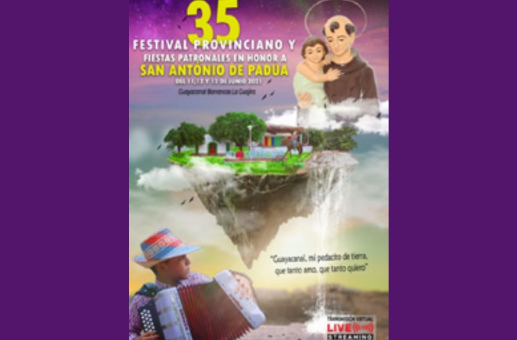 Inician las festividades en honor a San Antonio de Padua y el 35 Festival Provinciano en Guayacanal