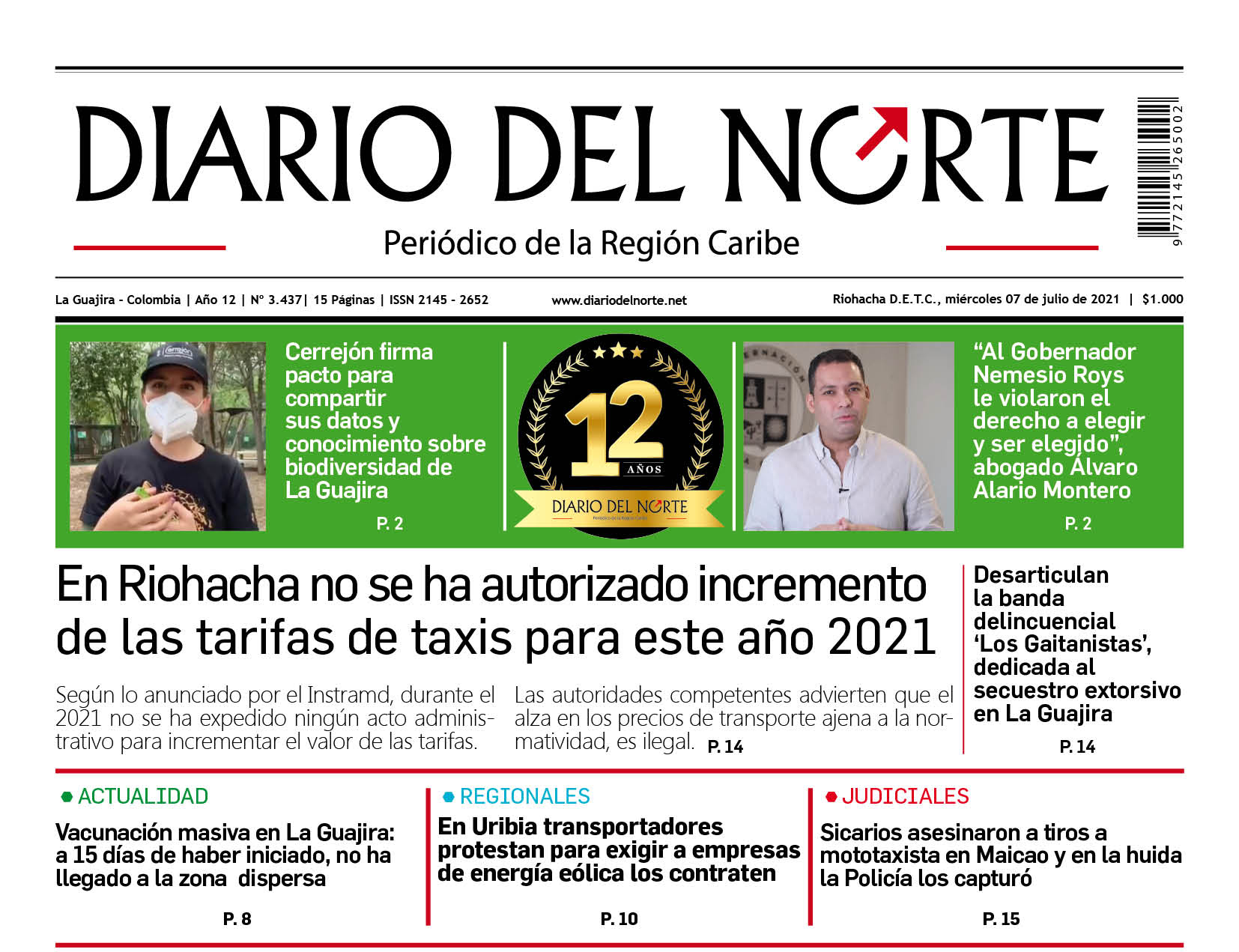 Edición 07 de julio, 2021