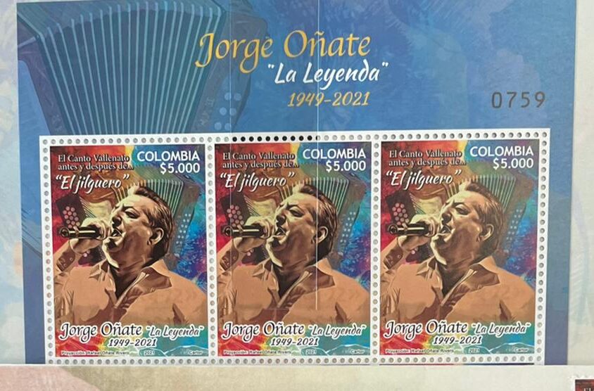 MinTIC presenta estampilla en homenaje a Jorge Oñate