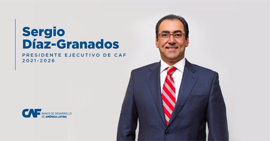 Desde el 1 de septiembre, Sergio Díaz-Granados asumirá como presidente Ejecutivo de la CAF