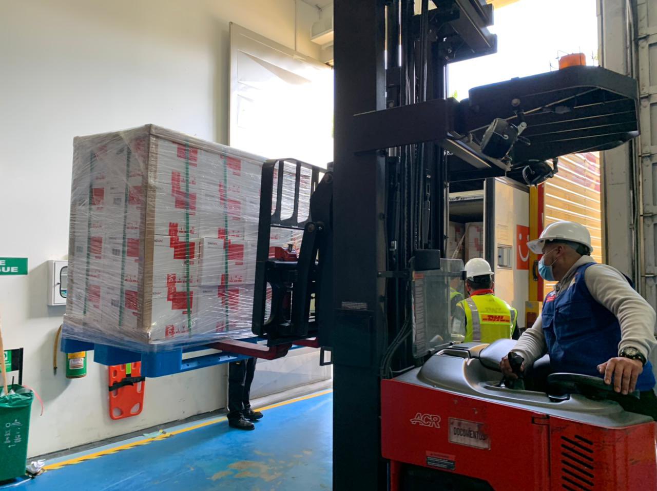 Colombia recibió 1.000.000 de vacunas de la farmacéutica Sinovac