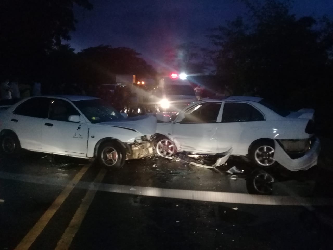 Violento choque en la vía Riohacha a Maicao, cerca a Mayapo