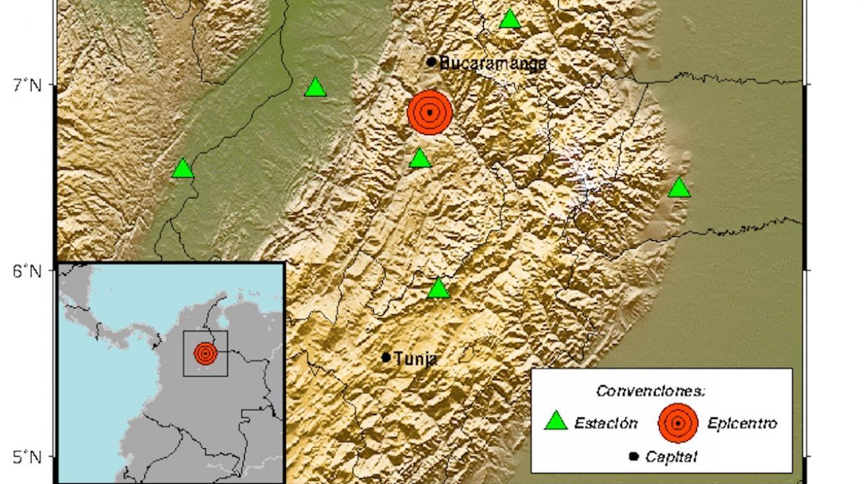 Fuerte sismo de 4,7 se sintió en cinco regiones de Colombia