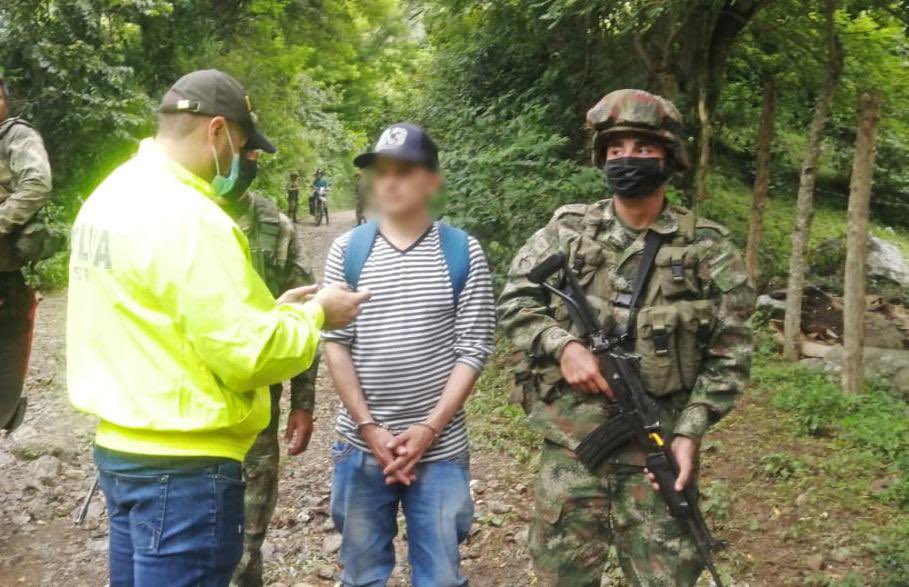 Capturan a alias Machín, presunto responsable del desplazamiento masivo en Ituango