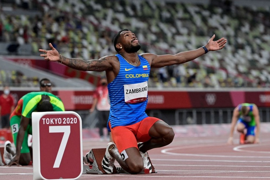 Anthony Zambrano clasifica a la final de los 400 metros. El jueves disputa medalla olímpica