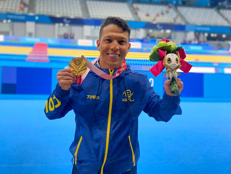 Tokio 2020 | Nelson Crispín gana oro paralímpico para Colombia en natación