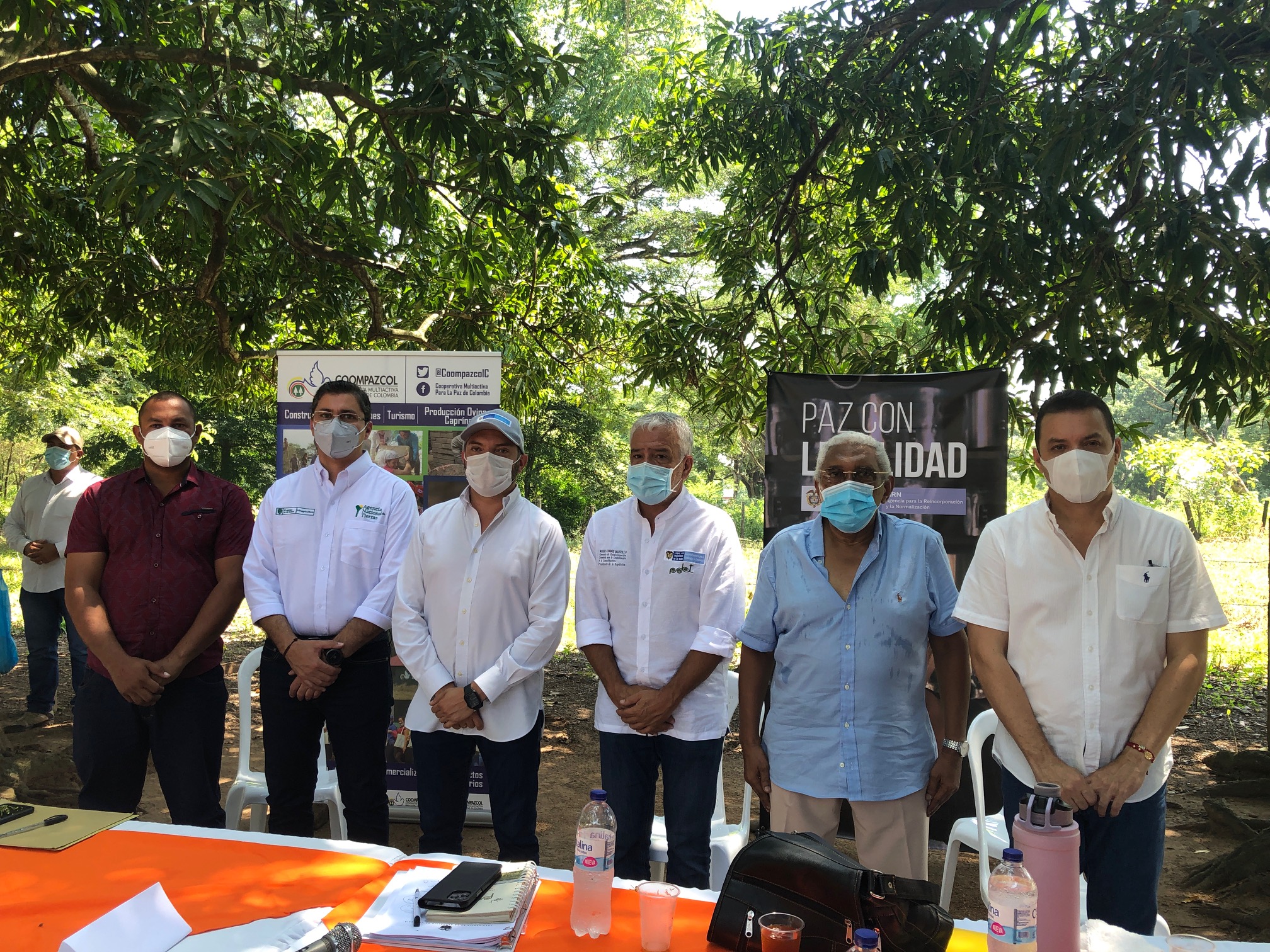 Gobierno nacional entregó predio Portobelo a 187 personas en proceso de reincorporación