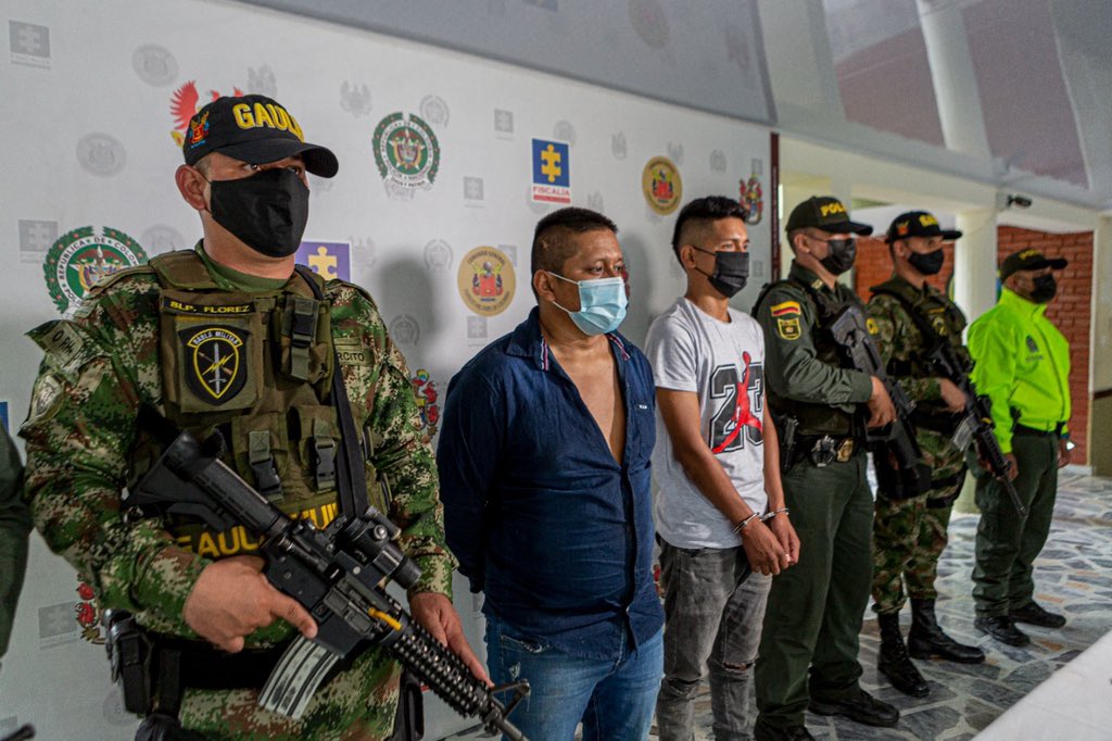 Capturados primer y segundo cabecilla del Frente Alfonso Cano