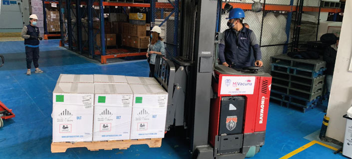 Colombia recibió 339.300 dosis de vacunas de Pfizer