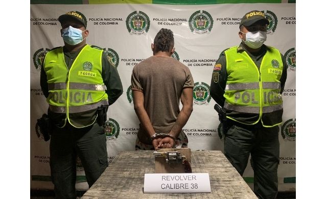 Sujeto es capturado en San Juan del Cesar por porte, tráfico y fabricación de armas y municiones