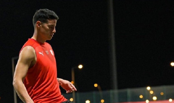 James Rodríguez no pudo debutar con Al-Rayyan. No estaba en condiciones físicas adecuadas