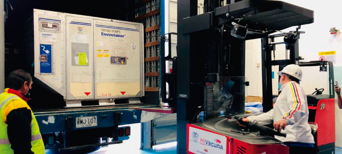 Colombia recibió 2.027.400 dosis de AstraZeneca