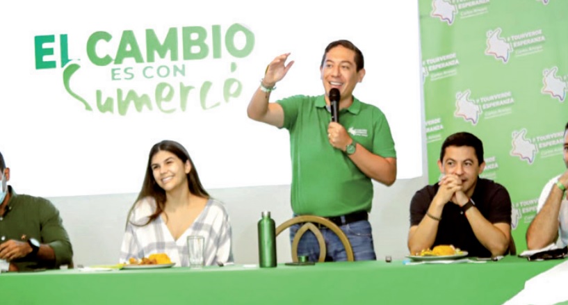 Precandidato Carlos Amaya terminó en La Guajira el Tour Verde Esperanza