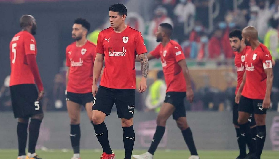 James Rodríguez jugó su primera final con Al-Rayyan, pero la perdió