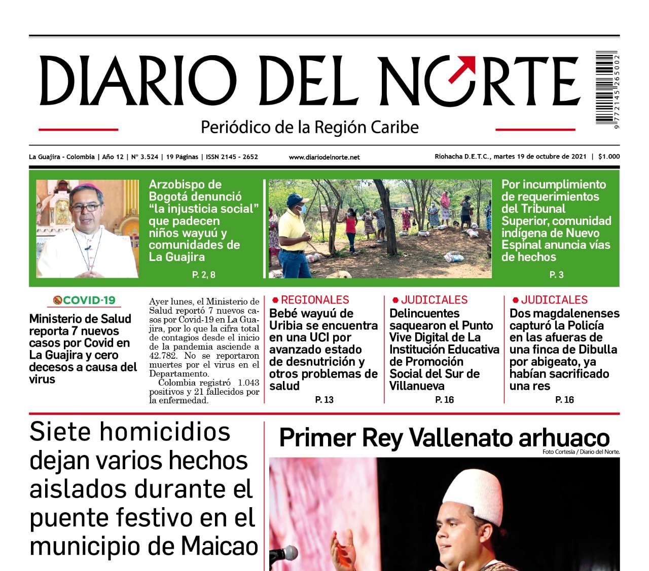 Edición 19 de octubre, 2021