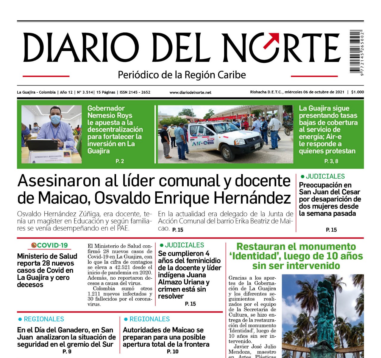 Edición 06 de octubre, 2021