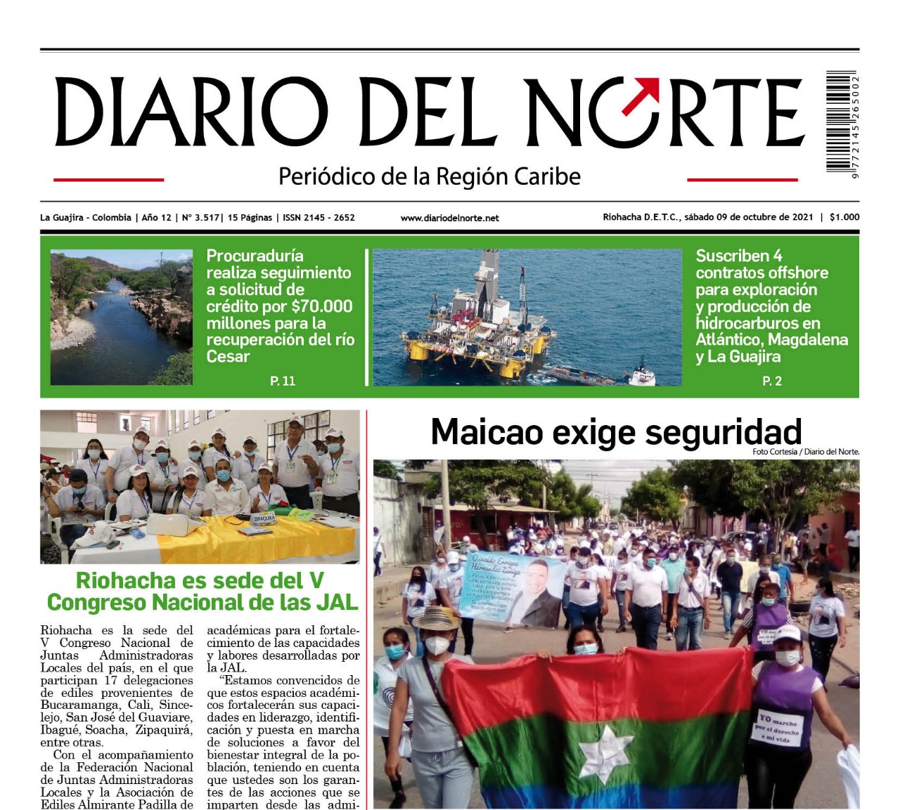 Edición 9 de octubre, 2021