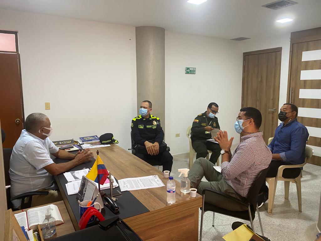 Gobierno departamental visita a alcaldes del sur de La Guajira para iniciar estrategias encaminadas en la seguridad