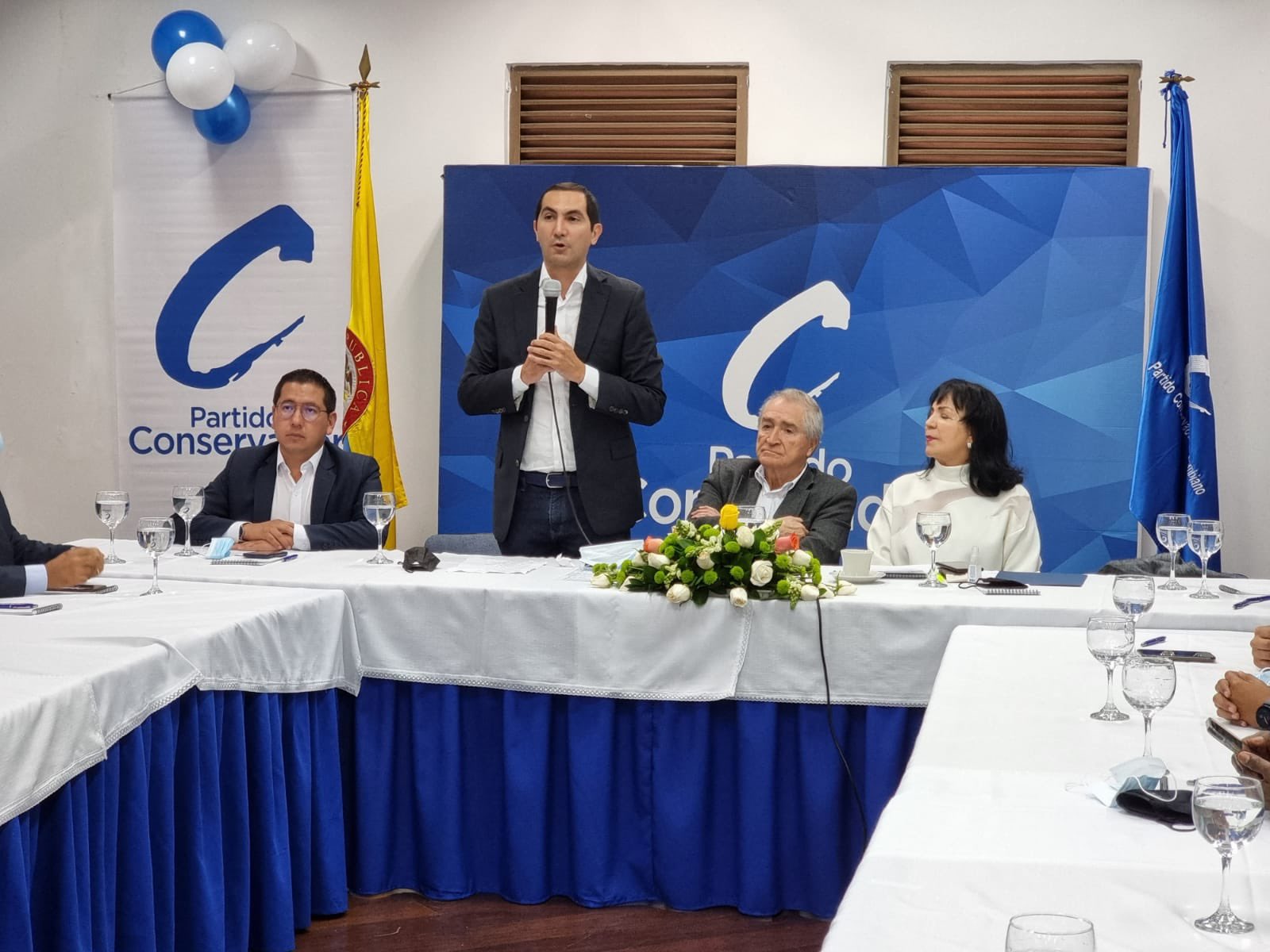 David Barguil, candidato presidencial del Partido Conservador