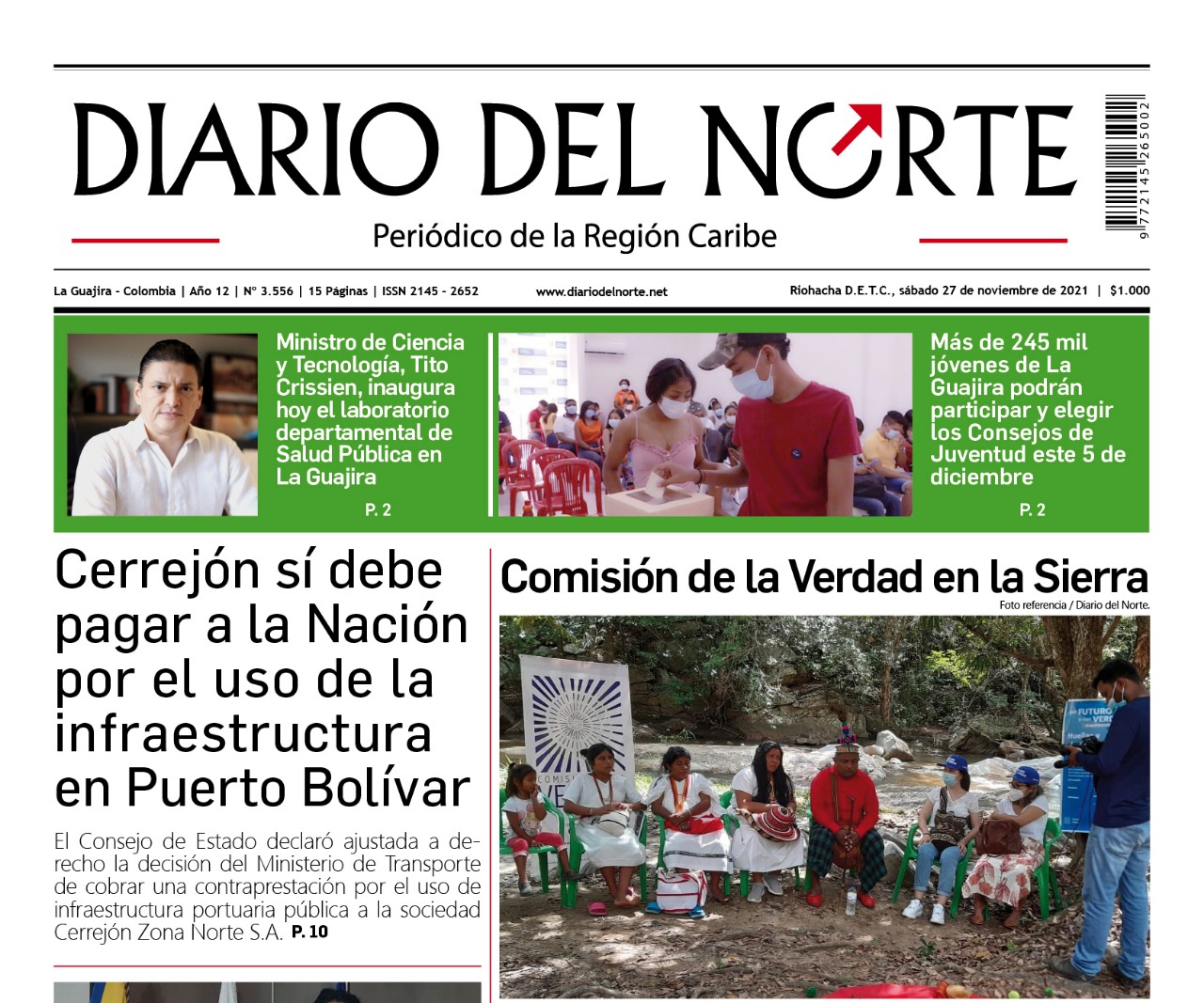 Edición 27 de noviembre, 2021