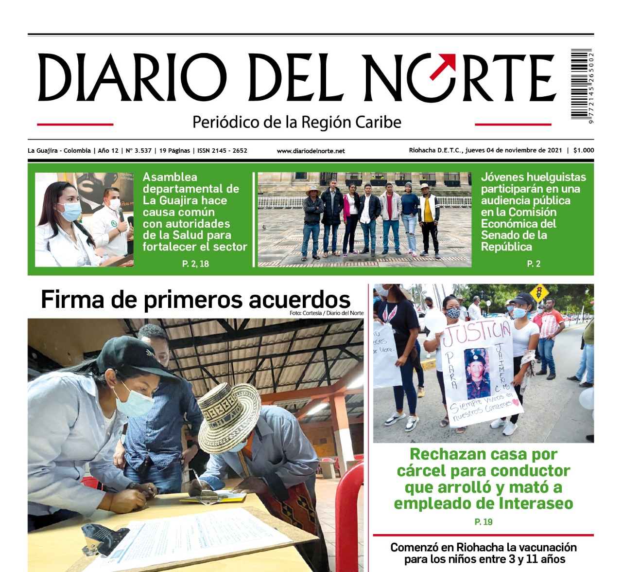 Edición 04 de noviembre, 2021