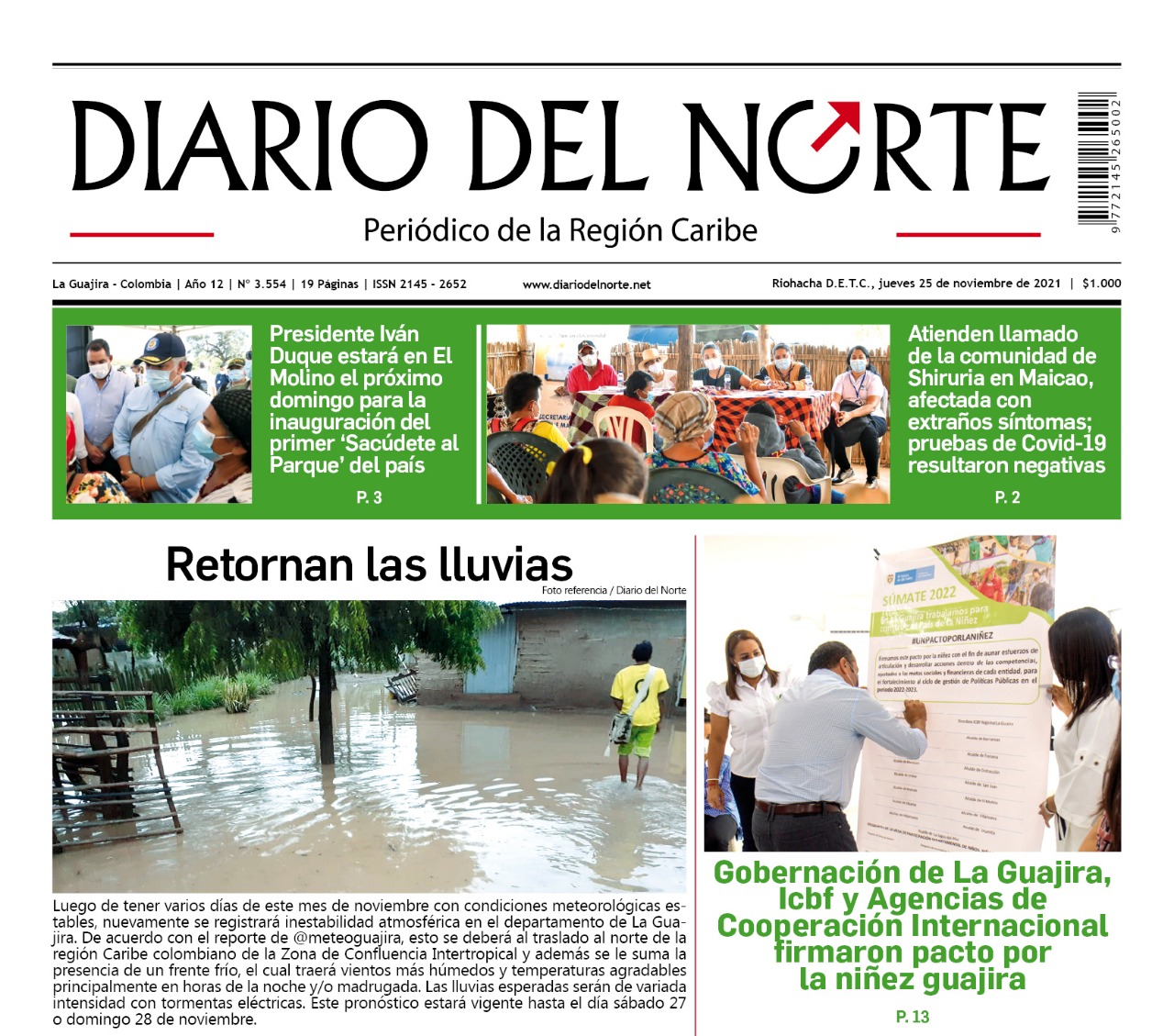 Edición 25 de noviembre, 2021