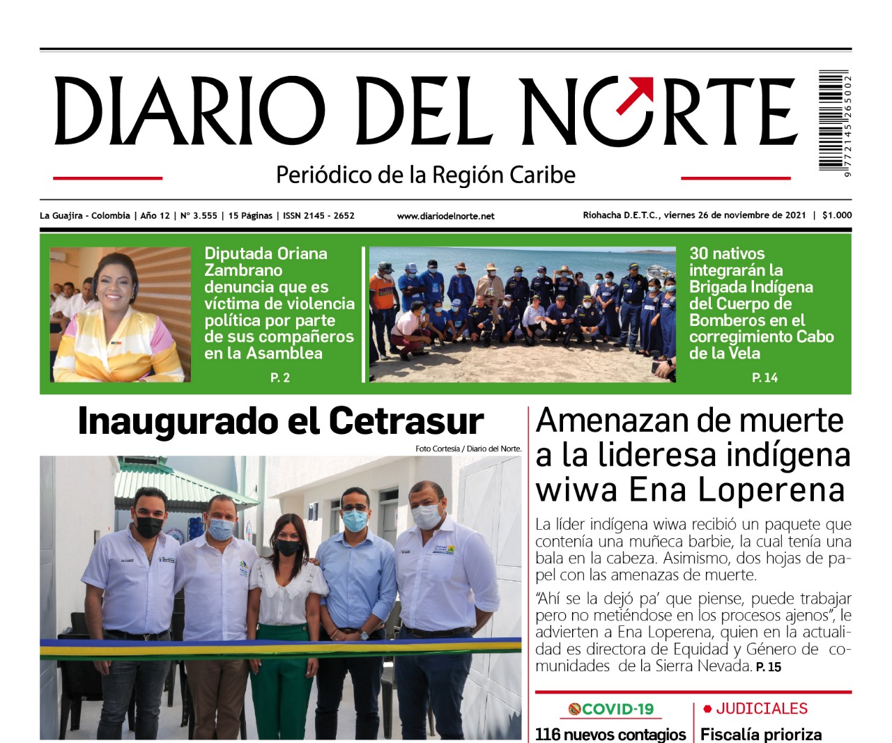 Edición 26 de noviembre, 2021