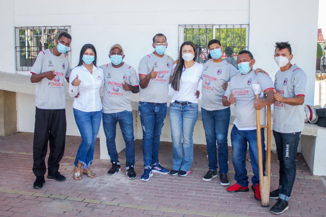 Deportistas discapacitados de Fonseca participan en los Juegos Paradepartamentales