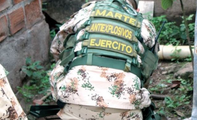 Hallan un artefacto explosivo en el patio de una vivienda en Villanueva