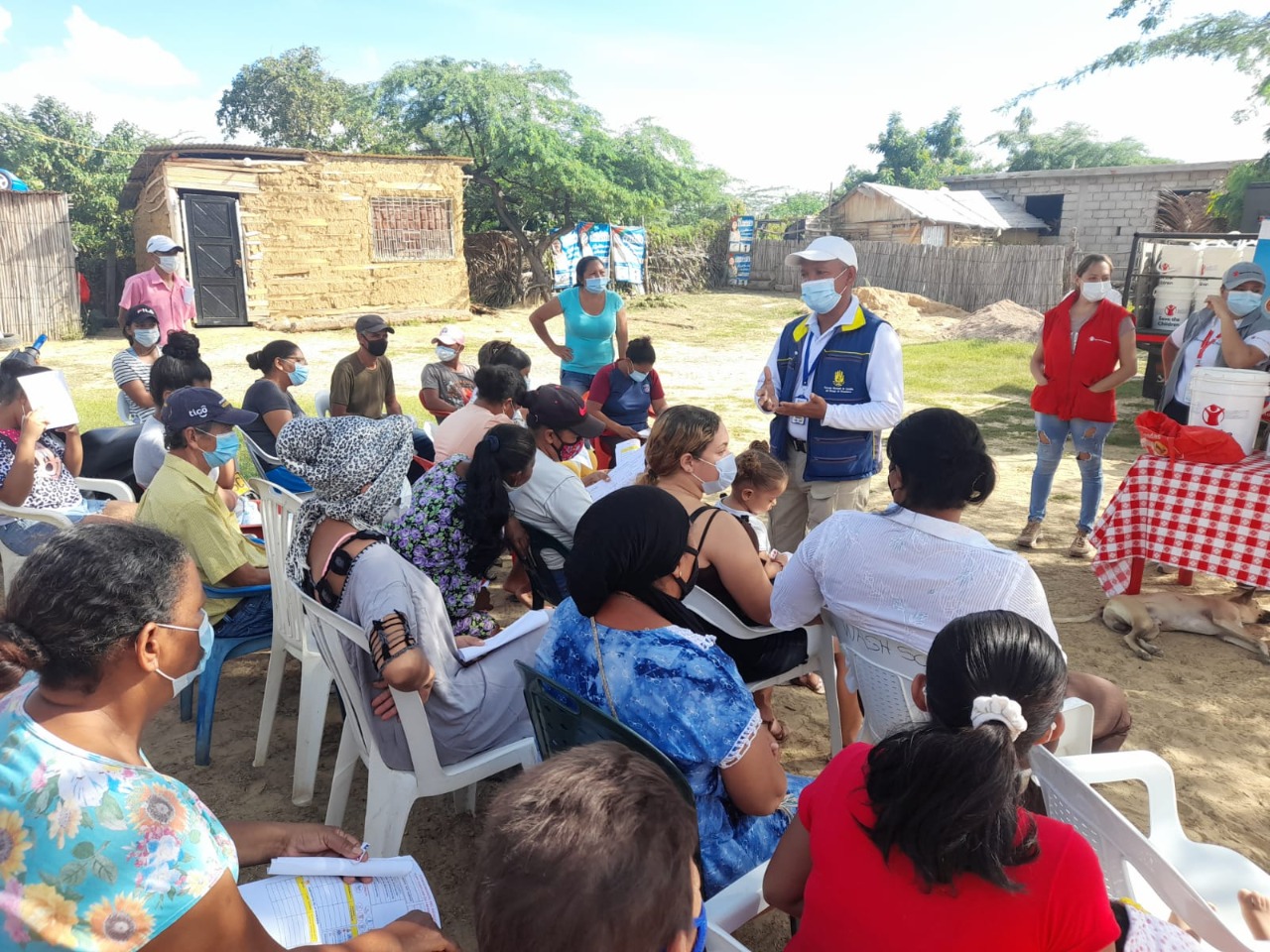 Umgrd y Save The Children entregaron kits de prevención del Covid a población migrante de Maicao