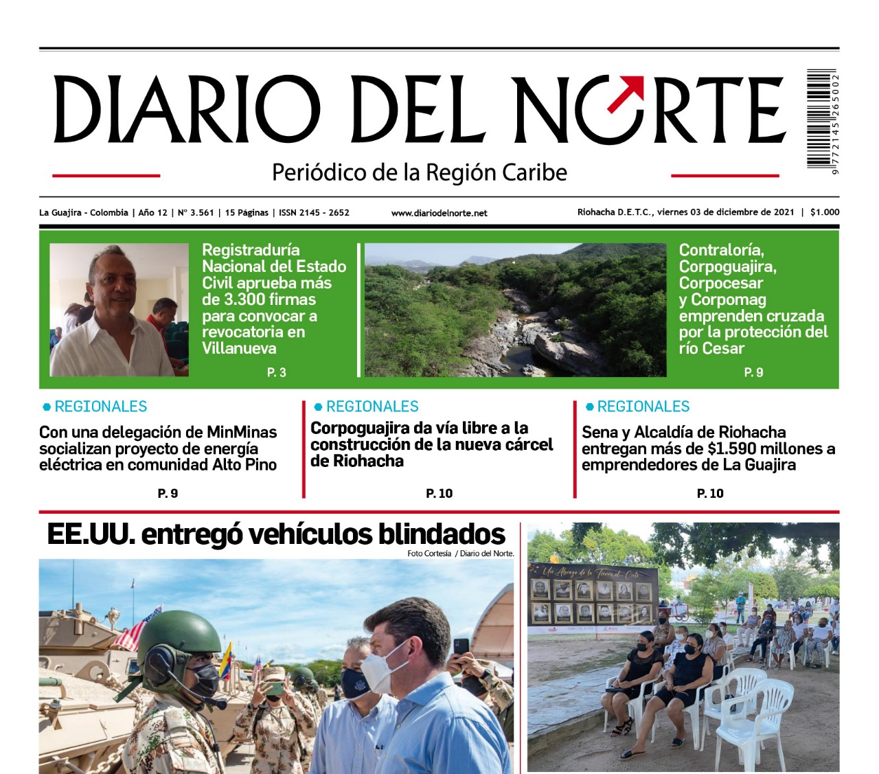 Edición 03 de diciembre, 2021