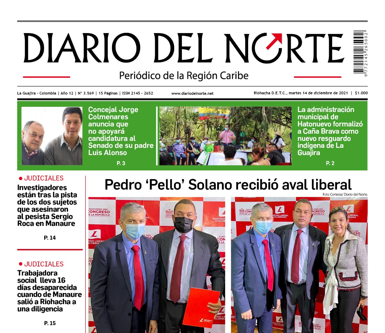 Edición 14 de diciembre, 2021