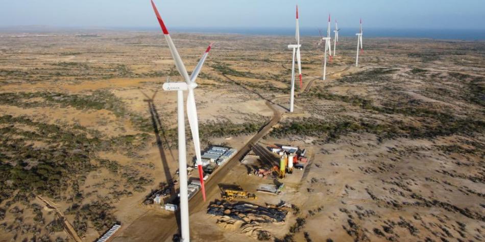 Wayuú protestan por la construcción del parque eólico Guajira 1