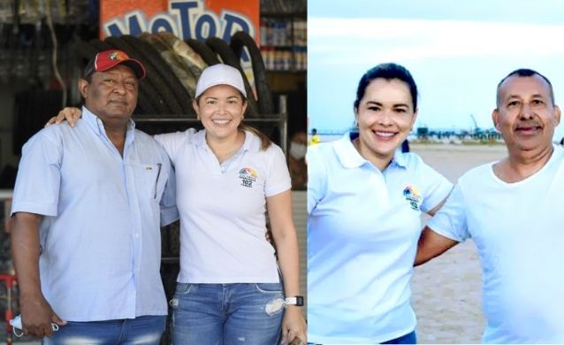 ‘El Negro’ Padilla, en Uribia; Álvaro Romero Hurtado y Dubén Puente, en Riohacha: firmes con ‘Pinina’ Iguarán
