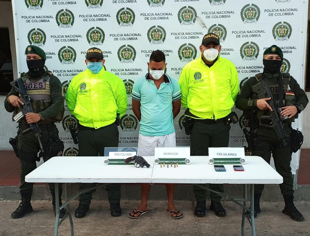 Cayó en Maicao alias ‘Kener’: delincuente subcontratado por ‘Los Pachenca’ y el ‘Clan del Golfo’