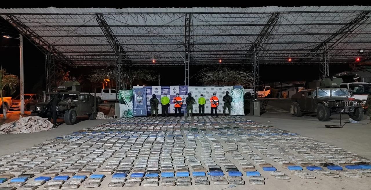 Incautan 1,5 toneladas de cocaína en San Bernardo del Viento