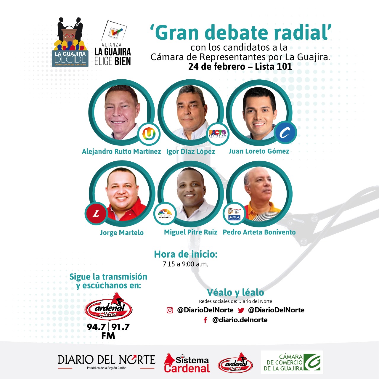 ‘El Gran debate radial’ por Cardenal FM Stereo