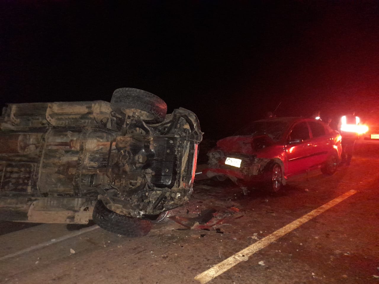 Tres heridos dejó accidente en vía que comunica hacia Uribia