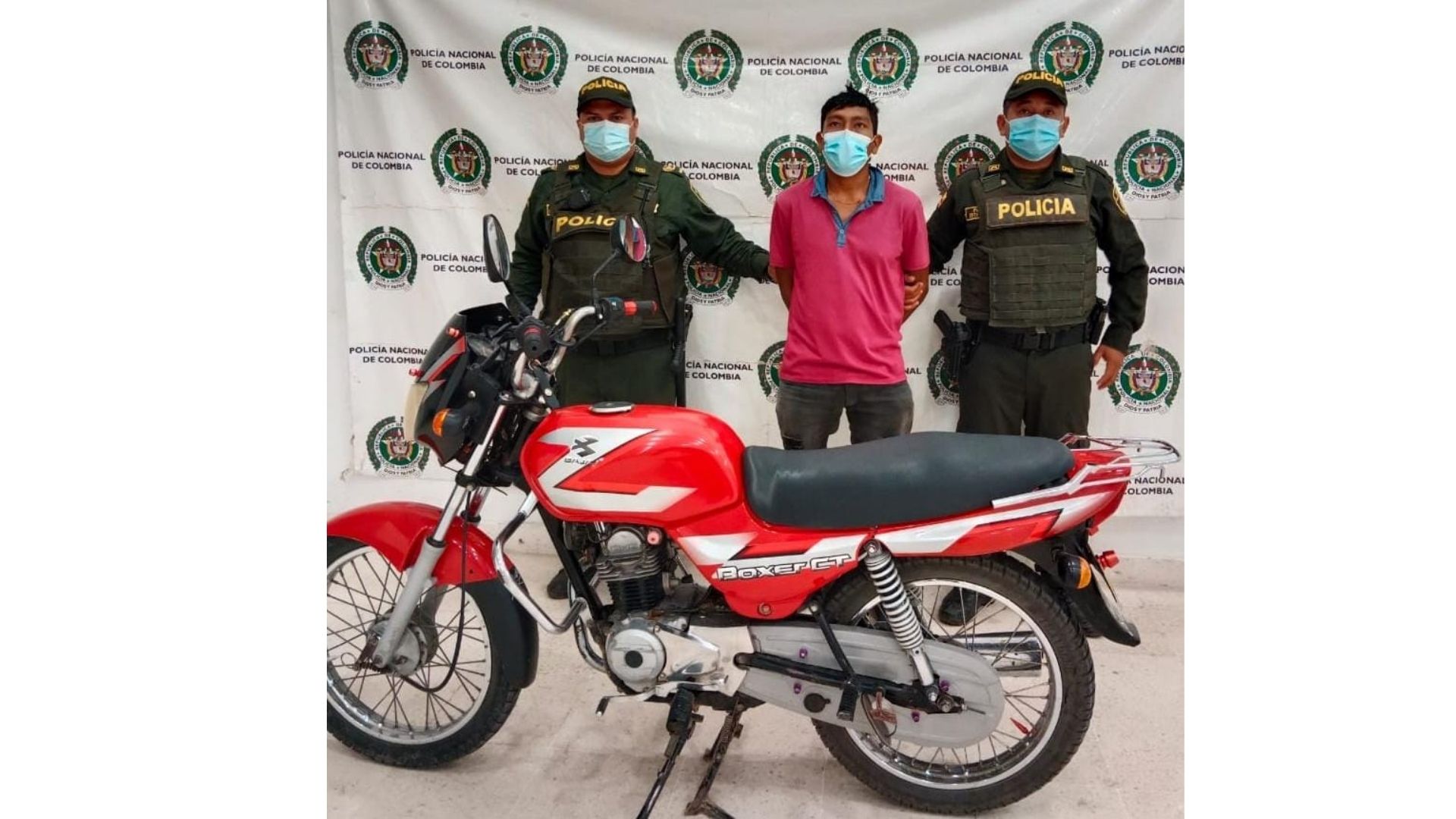 Capturado por receptación en barrio Villa Yolima