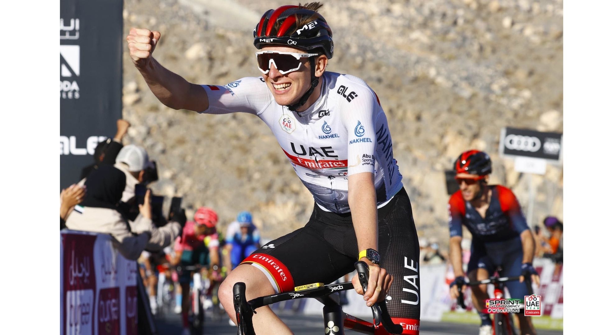 Tadej Pogacar logra su primer triunfo del año en Emiratos Árabes