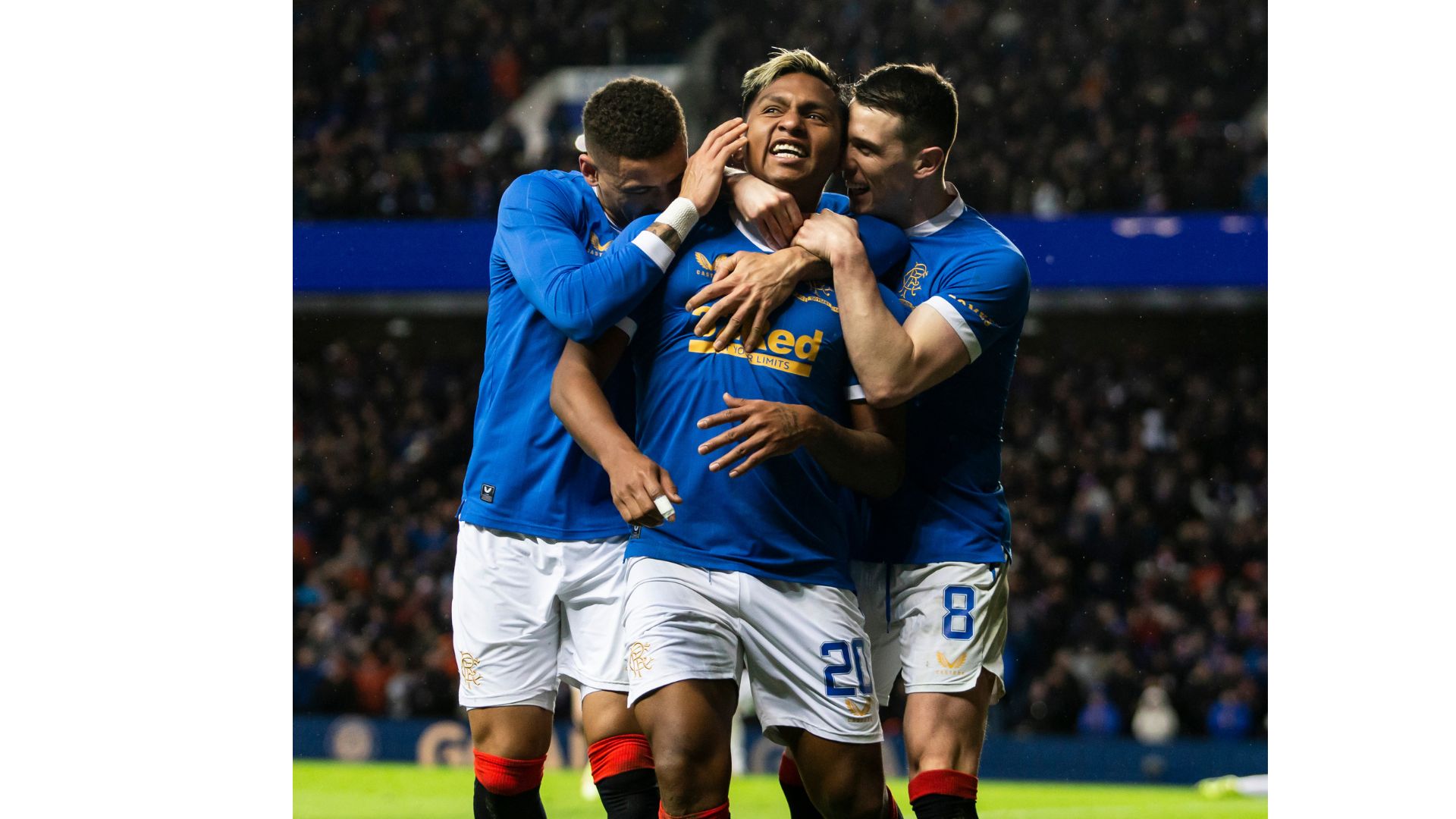 Alfredo Morelos marca doblete con el Rangers de Escocia
