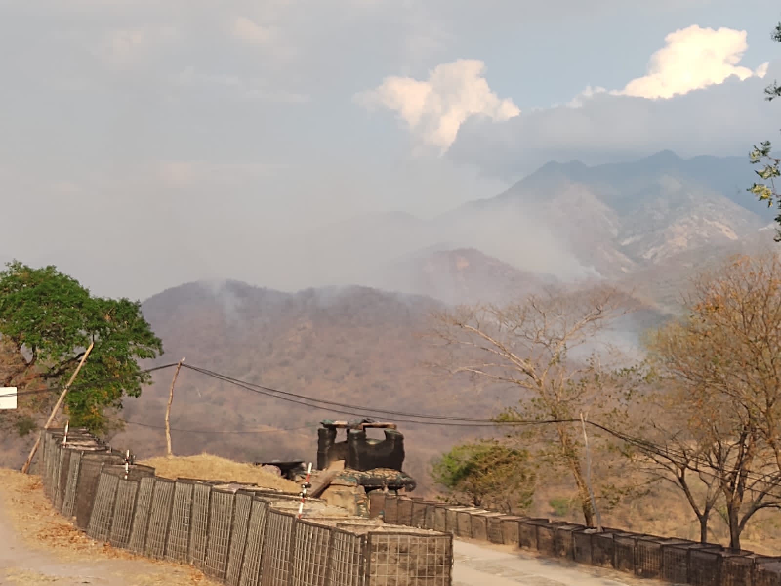 Emergencia en Barrancas por incendio en la Serranía del Perijá