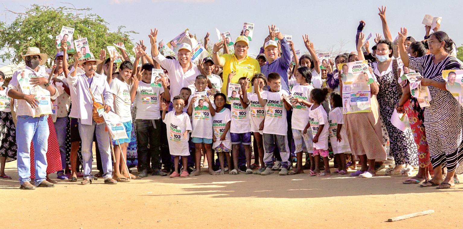 Tendencia victoriosa e irreversible de la campaña de Jorge Cerchar