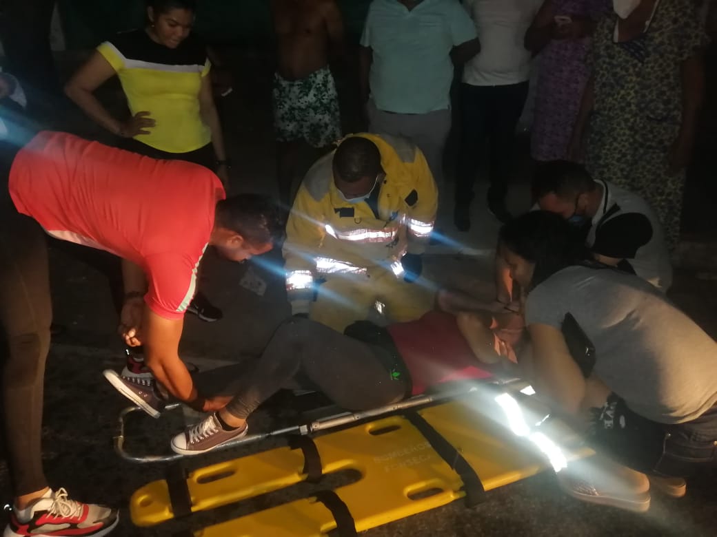 Joven de 22 años se accidentó en la vía Fonseca – Distracción