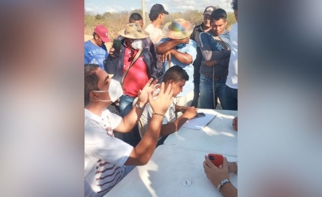 Levantarán bloqueo en Barrancas, a cambio de suspender posesión de cabildo gobernador de ‘Trupio Gacho’