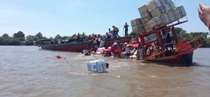 Choque de lanchas en el río Magdalena deja 44 naúfragos en Magangué