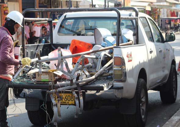 En dos meses Villanueva tendrá nueva iluminación con 1.700 lámparas LED